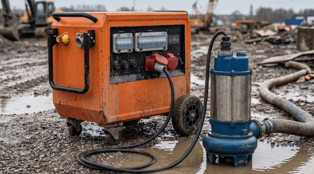Efficient Dewatering on Site with Portable Battery Power
