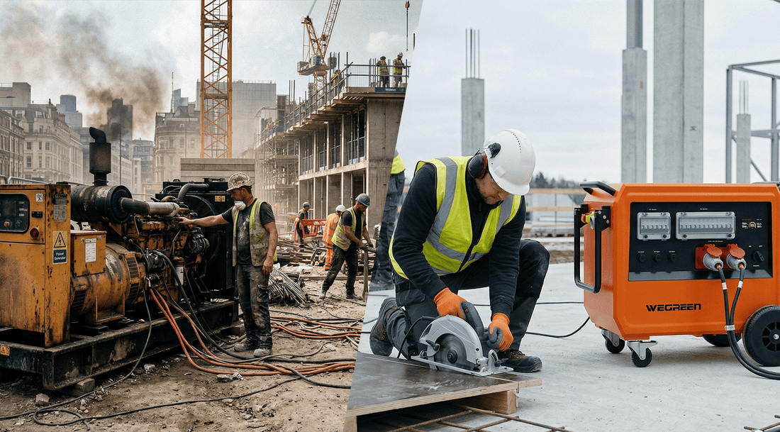 The Future of Zero-Emission Construction: Top Alternatives to Gas & Diesel Generators