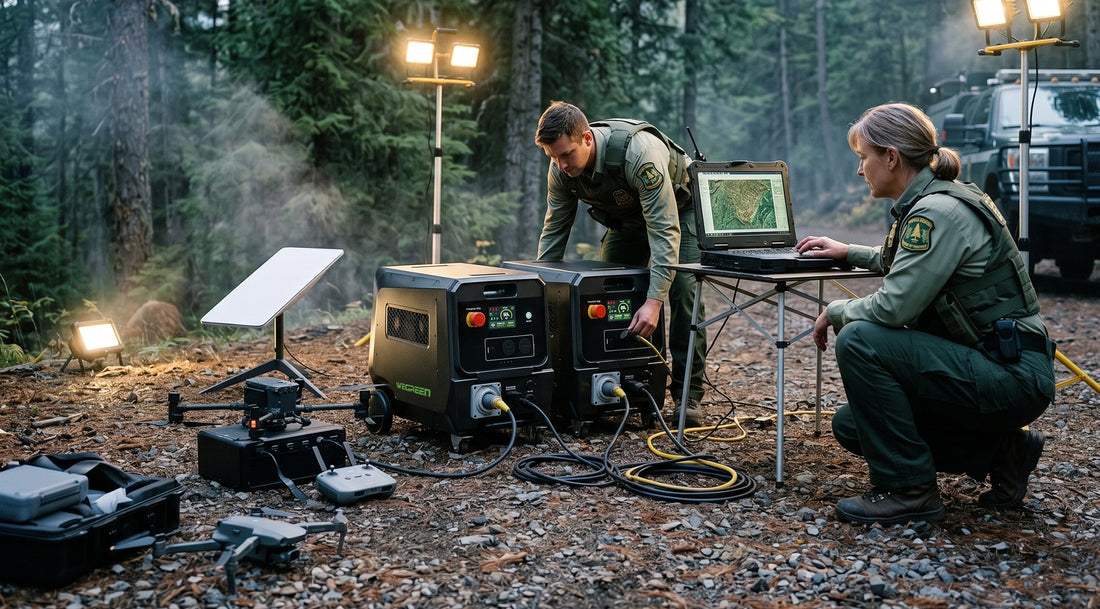 Portable Power for Remote Forest Patrol Camp in British Columbia