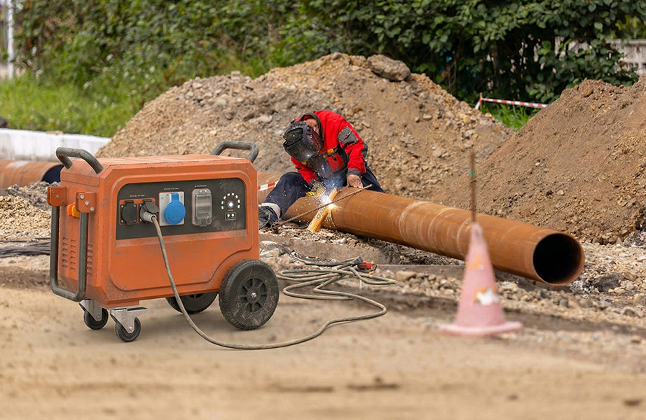 Portable power for construction sites
