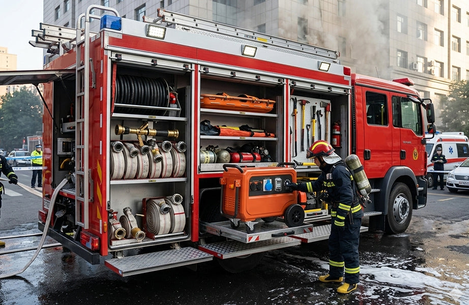 Emergency power supply for rapid response